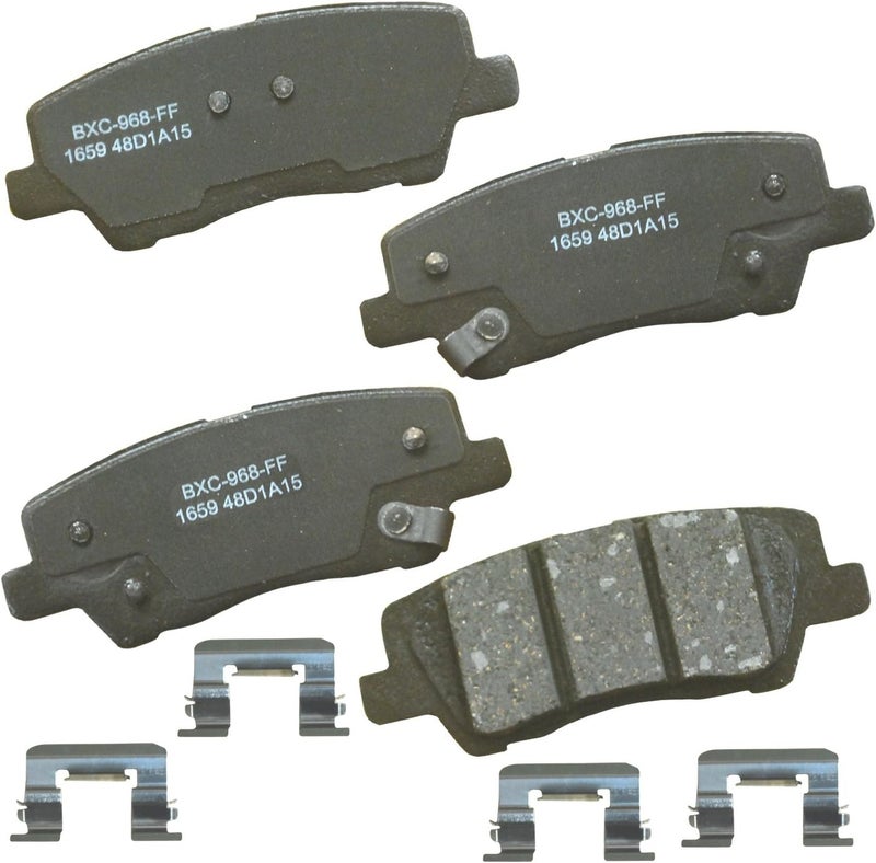 Bendix Premium SBC1659 Ceramic Rear Brake Pads for Cadillac ATS 2018-2013, CTS 2019-2014 - Image 1